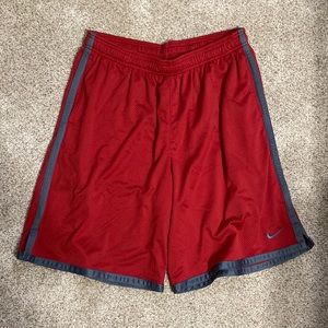 Men’s Red Basketball Shorts